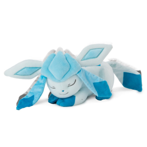Officiële Pokemon knuffel Glaceon sleeping friends  +/- 23cm (lang) Takara tomy